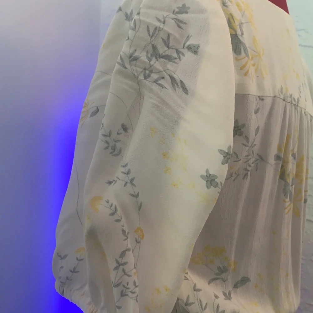 Lucky Sophie Maxi Pale Yellow Wrap Dress - Picture 7 of 7